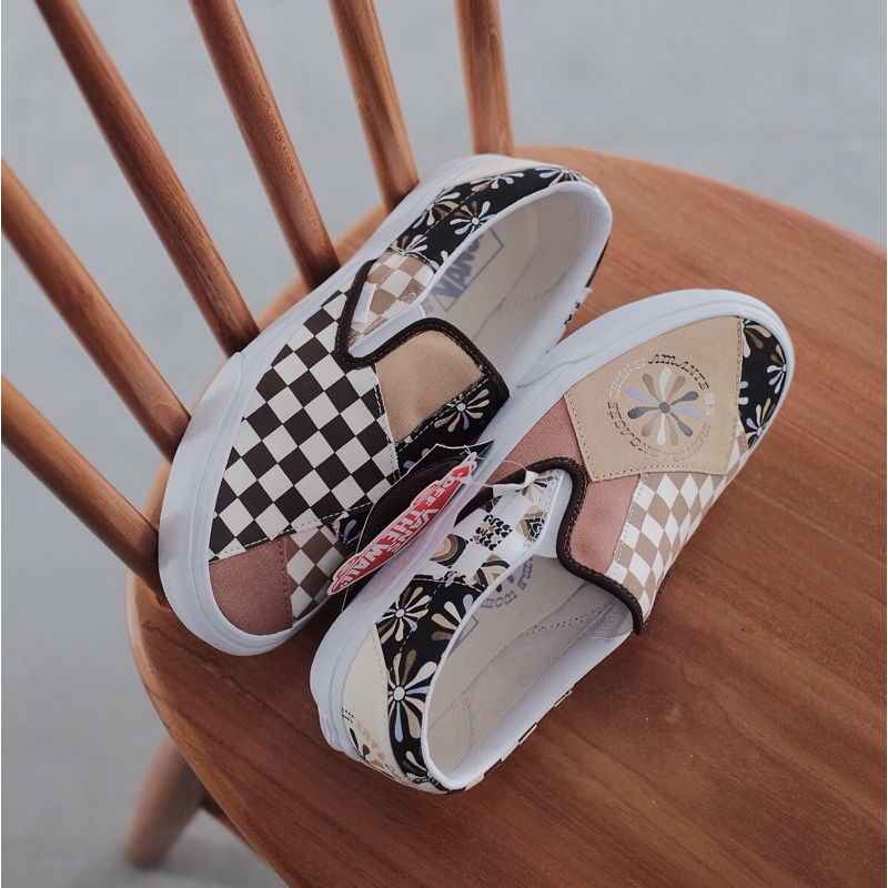 Jual SEPATU VANS ORIGINAL RESMI PT NAVYA SLIP ON DIVINE PATCHWORK