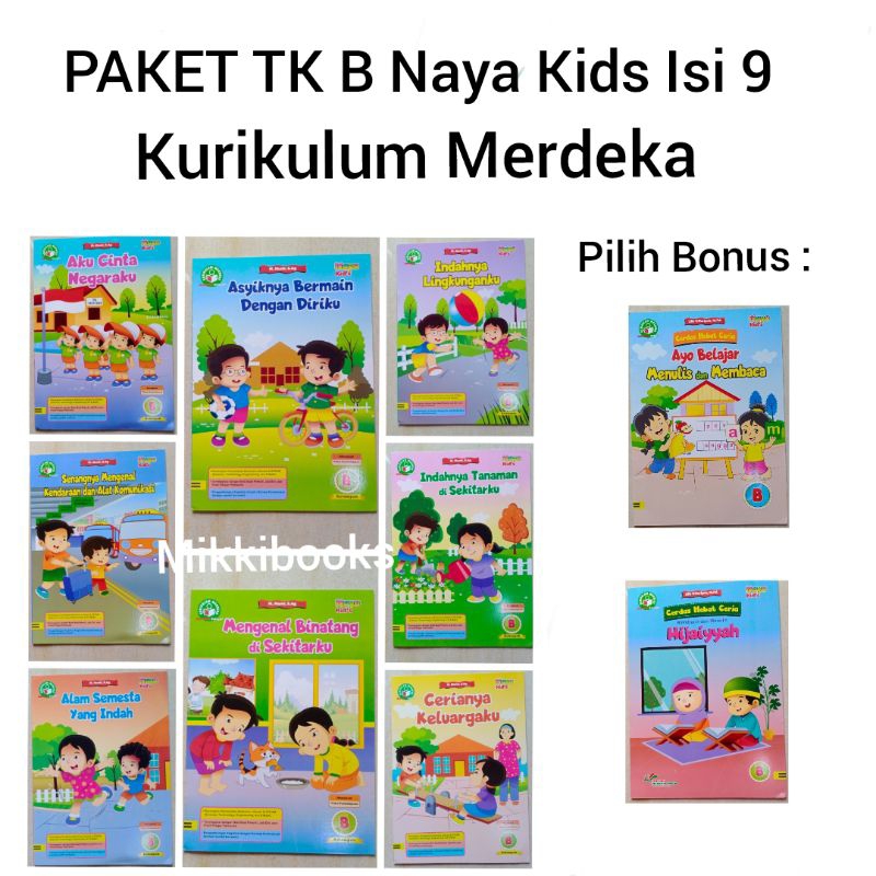 Jual Paket Buku Kurikulum Merdeka TK A 4-5 Tahun Dan TK B 5-6 Tahun ...