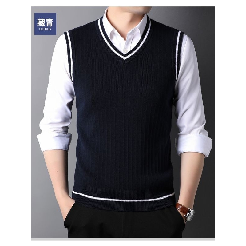 Jual SN - VEST KNIT FULLOVER / Rompi Rajut Kerja Pria | Shopee Indonesia