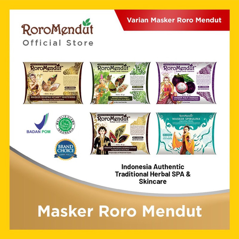 Jual Varian Masker 20 Gram Roromendut | Shopee Indonesia