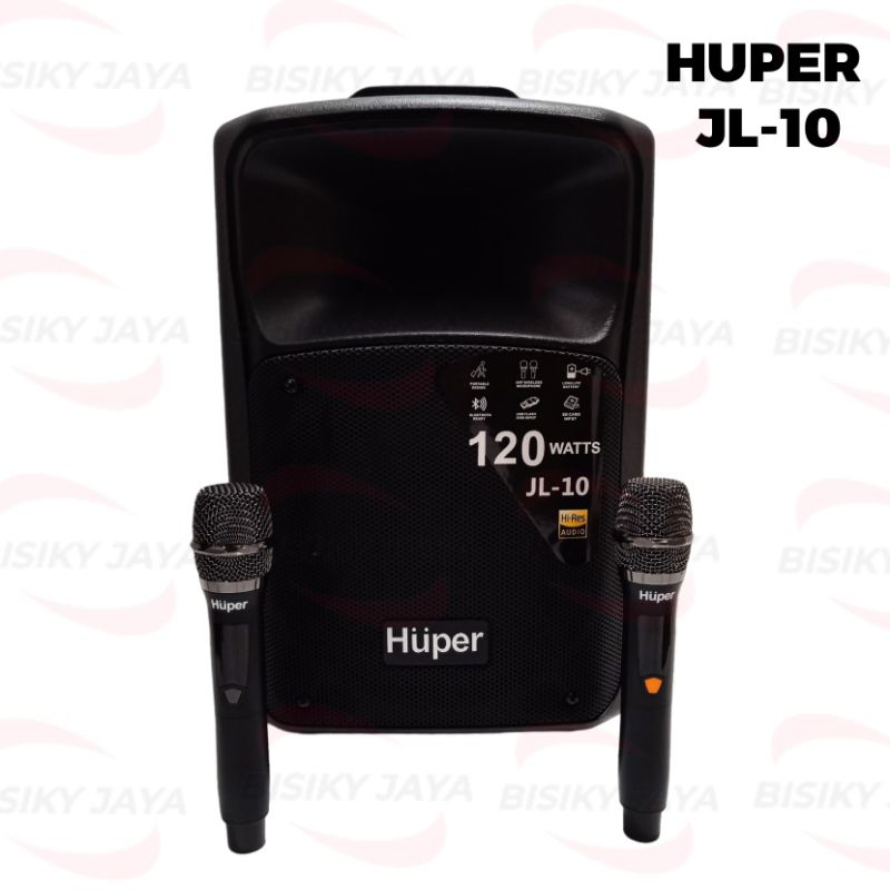 Jual Speaker Portable HUPER JL10 Original Portable 10 inch HUPER JL 10 ...