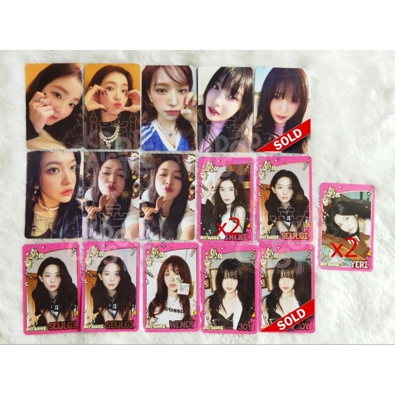 Red Velvet ウェンディ dear u レタートレカ 21枚セット