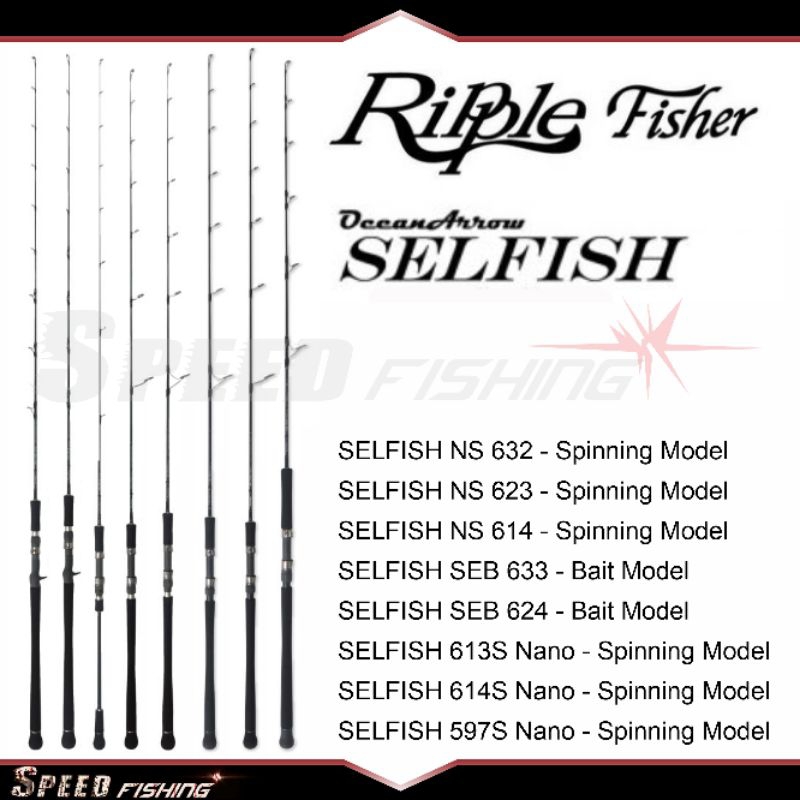 Jual Joran Pancing Ripple Fisher Selfish Ocean Arrow Spinning