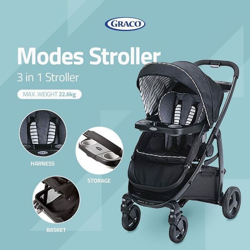 Graco mode 3 2024 in 1 stroller