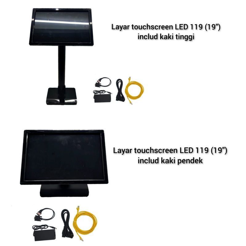 Jual Monitor Touch screen 19 inch karaoke Kjb layar sentuh geisler dan ...