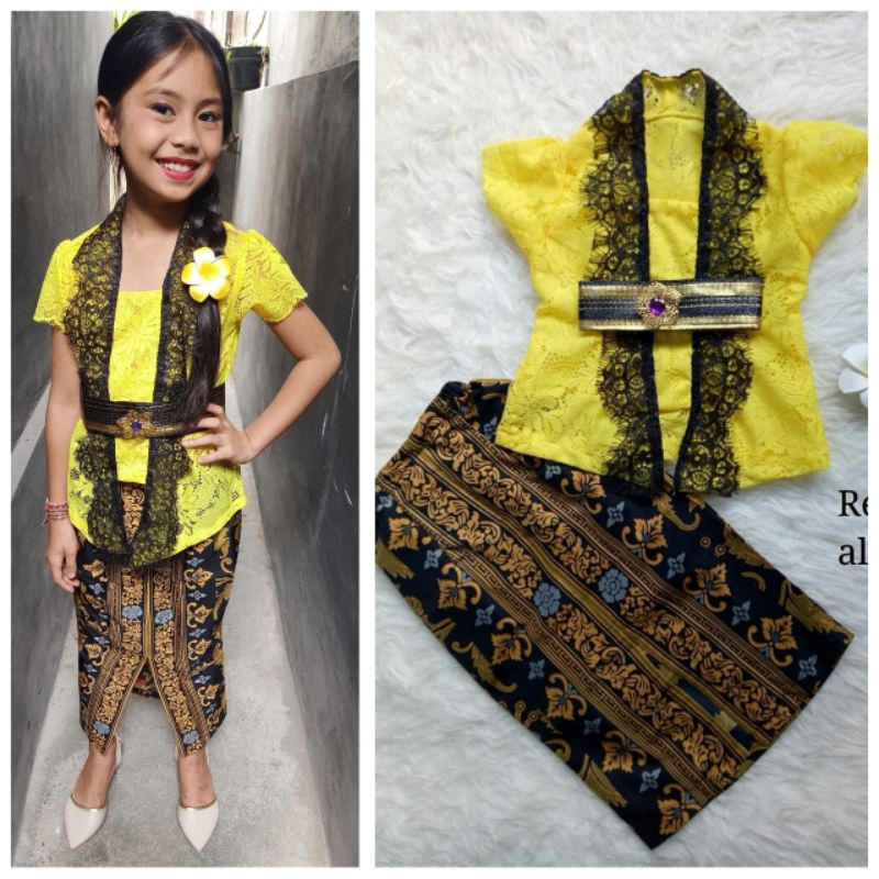 Jual KEBAYA ANAK / BAJU KEBAYA ANAK / KEBAYA KARTINI / KEBAYA BALI