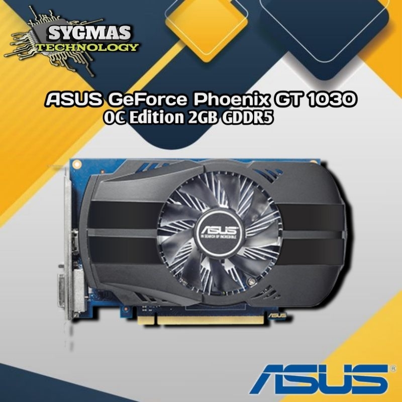 Jual VGA ASUS Phoenix GeForce GT 1030 OC Edition 2GB GDDR5 | Shopee ...