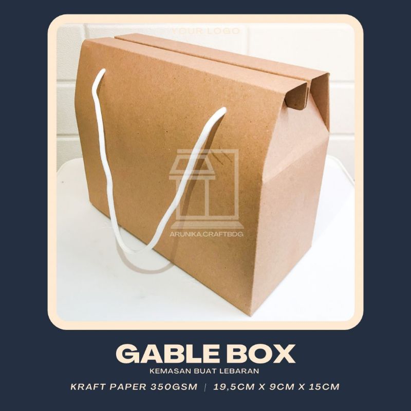 Jual gable box tali ukuran 19,5 x 9 x 15 cm | Shopee Indonesia
