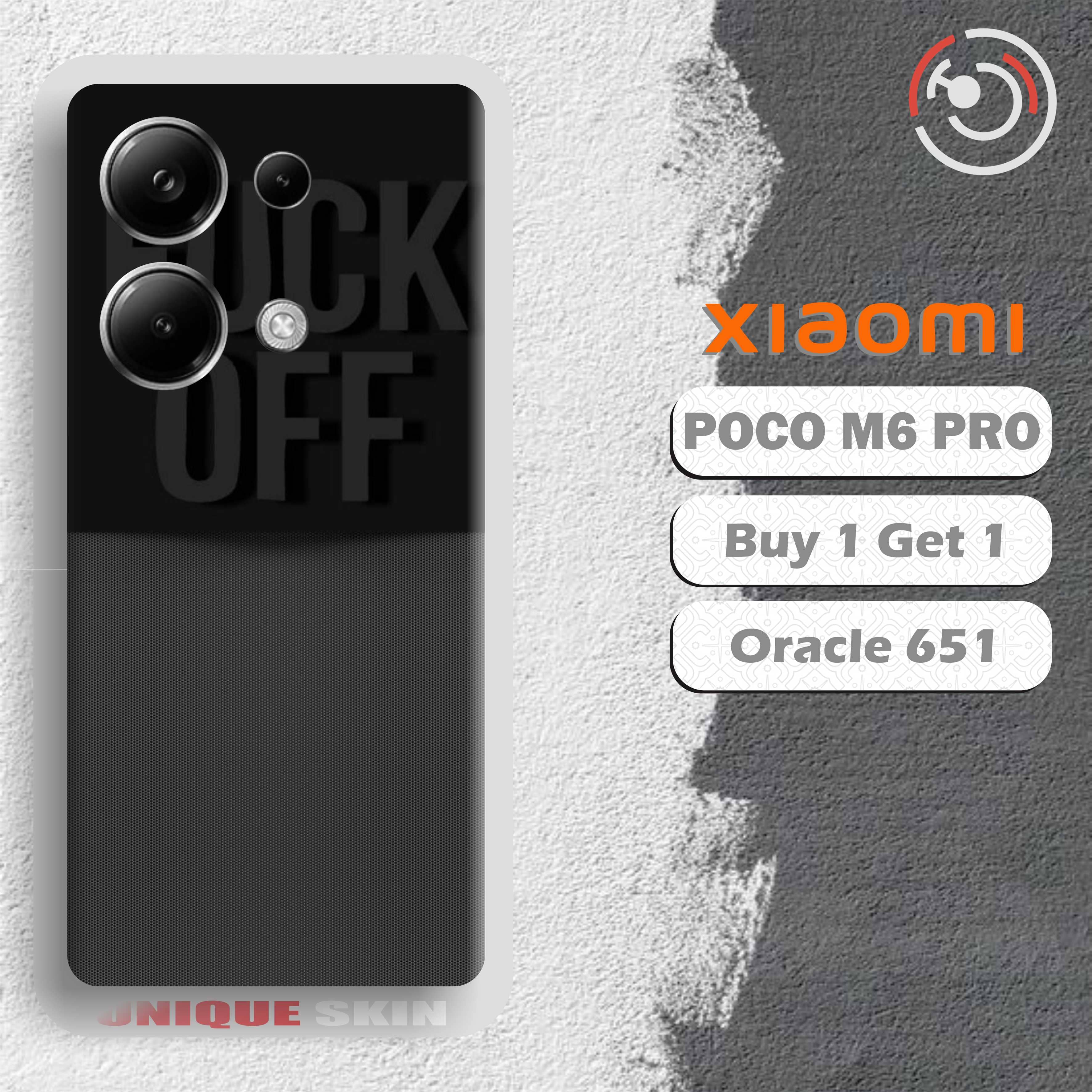 Jual (GET2) Garskin Skin Case POCO M6 PRO Motif 2 Skin Free Custom ...