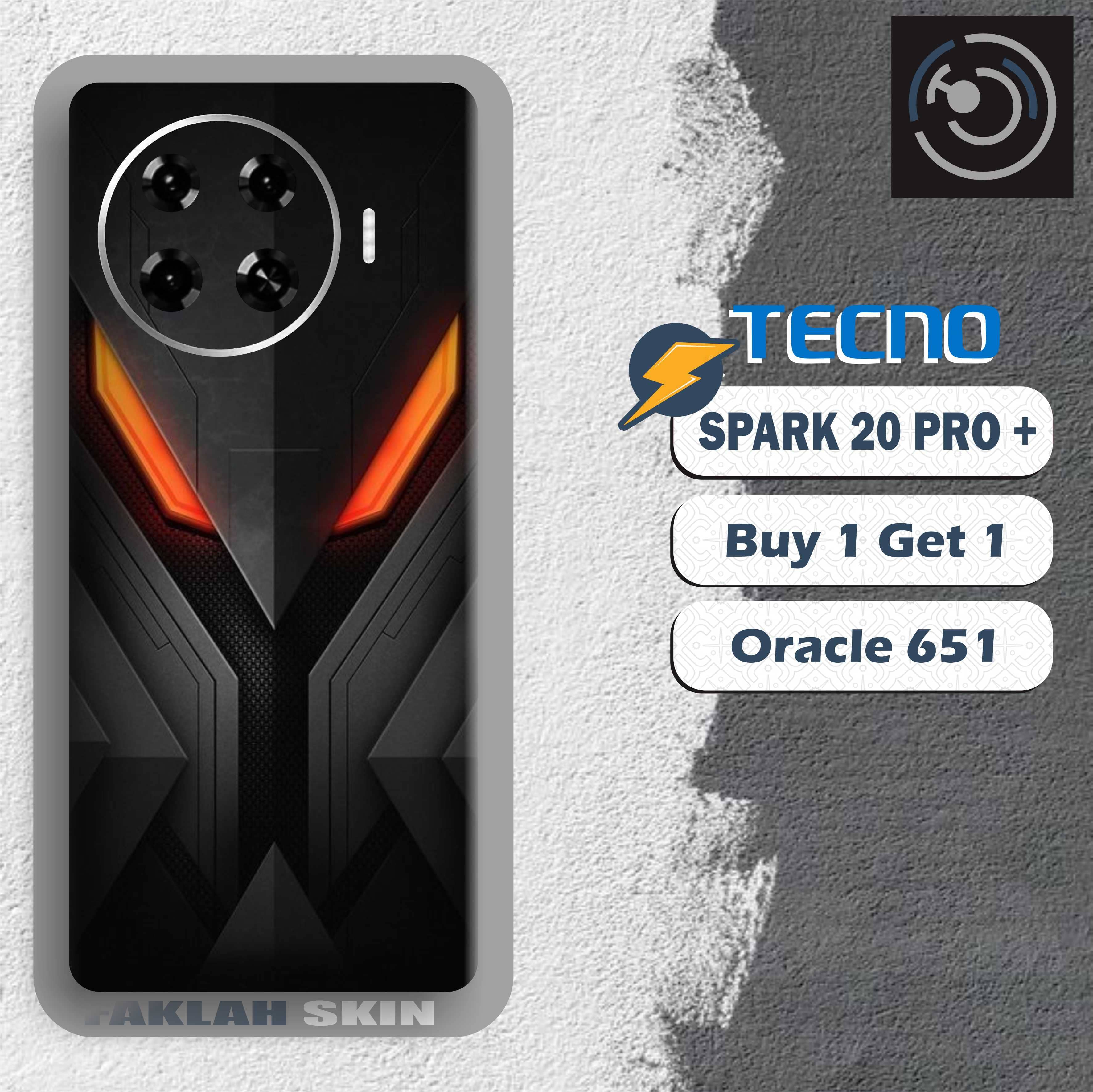 Jual (GET2) Garskin Skin Case TECNO SPARK 20 PRO+ Motif Robox Skin ...