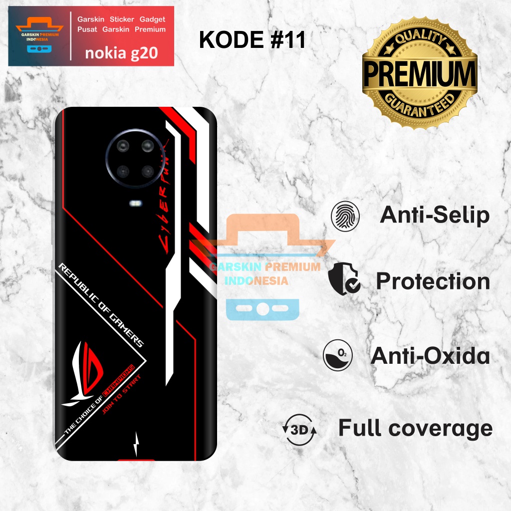 Jual PromoGet2 - Nokia G20 Stiker Casing/Garskin Bahan Maxdecal Custom ...