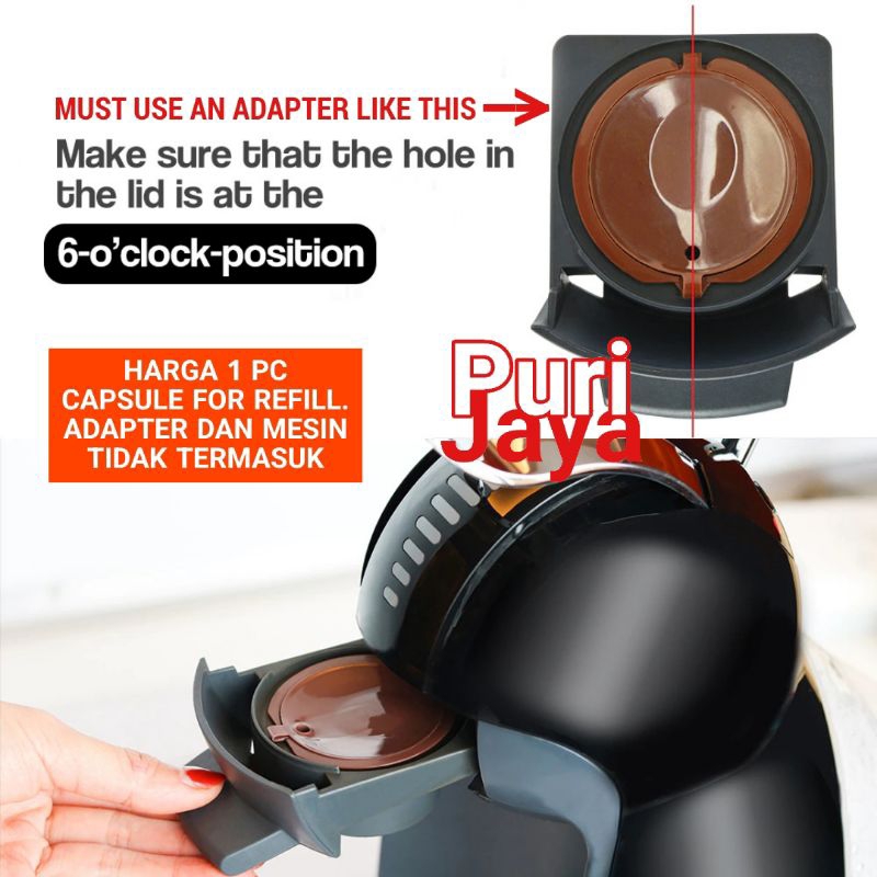 Jual Refillable Capsule Coffee Nescafe Dolce Gusto Kapsul Kopi Isi ...