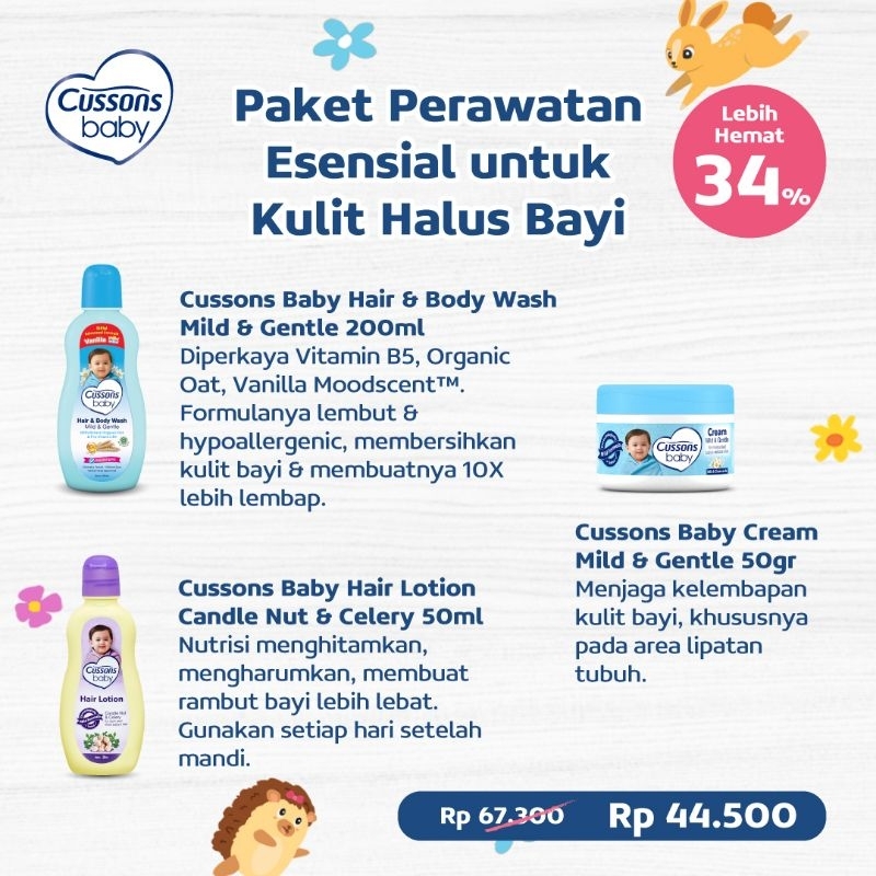 Jual Cussons Complete Essential Pack | Shopee Indonesia