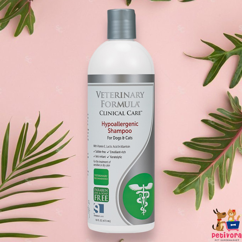 Jual Veterinary Formula Clinical Care Hypoallergenic Shampoo for Dog & Cat Shopee Indonesia