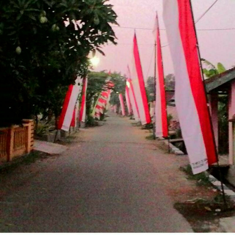 Jual Bendera Umbul Umbul Layur Merah Putih Panjang Shopee Indonesia