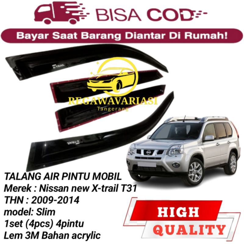 Jual talang air mobil Nissan New X-trail T31 THN 2009-2014 model slim