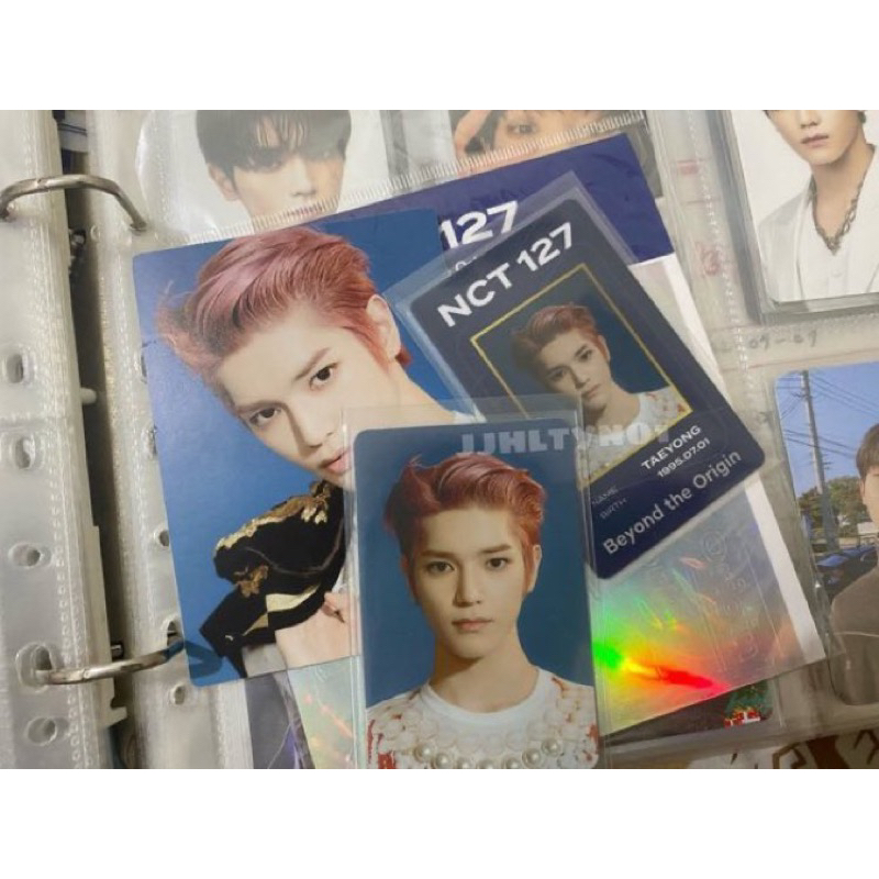 Jual Id Card Deco Sticker Set Taeyong Nct Beyond The Origin Live Shopee Indonesia