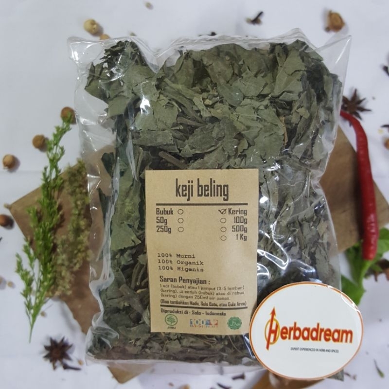 Jual DAUN KEJI BELING KEJIBELING NGUKILO/PECAH BELING/KECI BELING ...