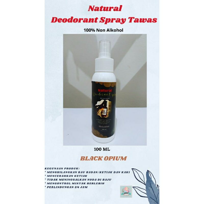 Jual [COD] NATURAL DEODORART SPRAY TAWAS 100% Original anti Bau badan ...