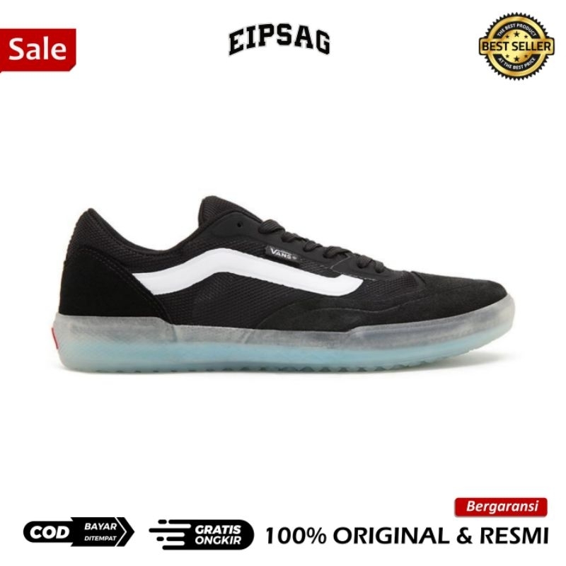 Jual Vans Ave Skate Black White RESMI ORIGINAL Shopee Indonesia