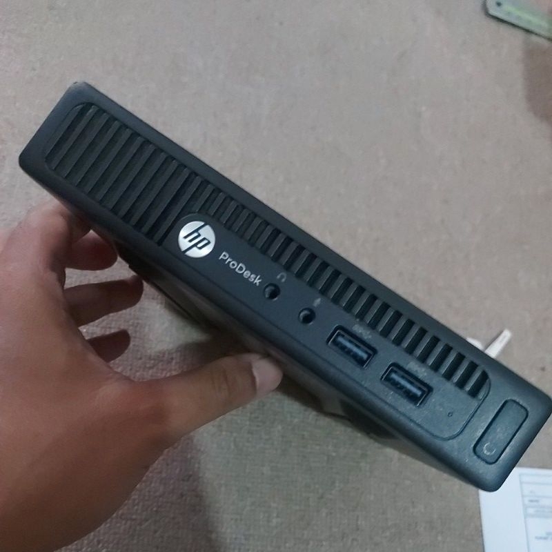 Jual HP Prodesk 400 G2 Desktop mini PC NVMe 120GB HDD 1TB intel LGA