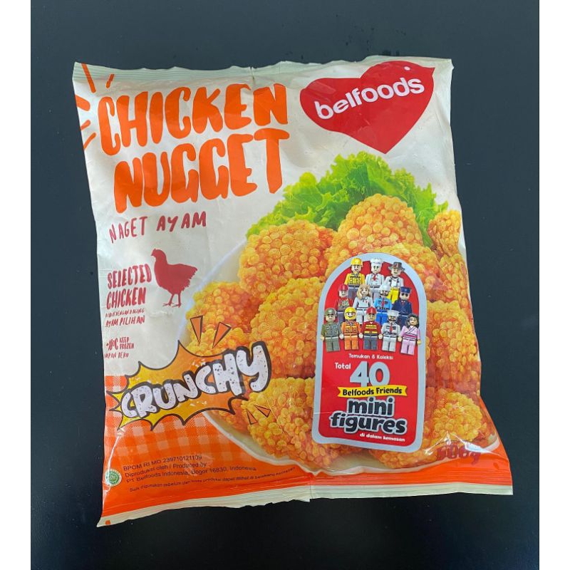 Jual BELFOODS CHICKEN NUGGET CRUNCHY 500gr | Shopee Indonesia