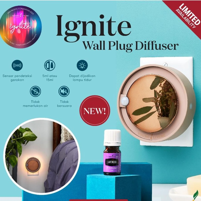 Jual Essential Oil Ignite Wall Diffuser + Lavender 5ml Shopee Indonesia