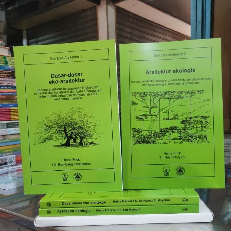 Jual BUKU EKO-ARSITEKTUR DAN BUKU Arsitektur Ekologis. .Heinz Frik. 2 ...