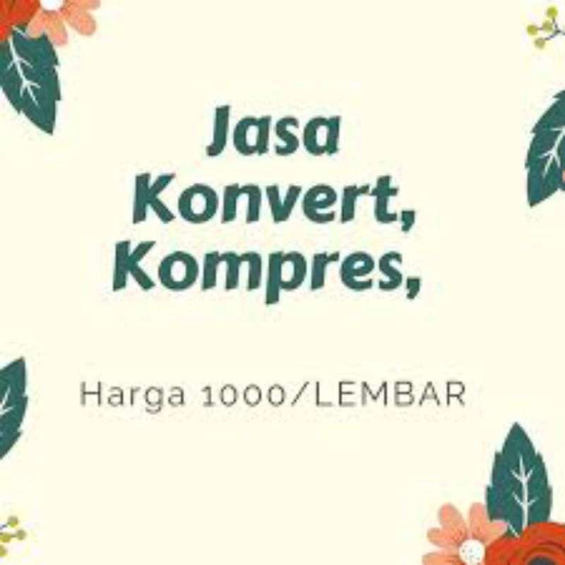 Jual jasa convert file pdf ke word word ke pdf jasa compress file