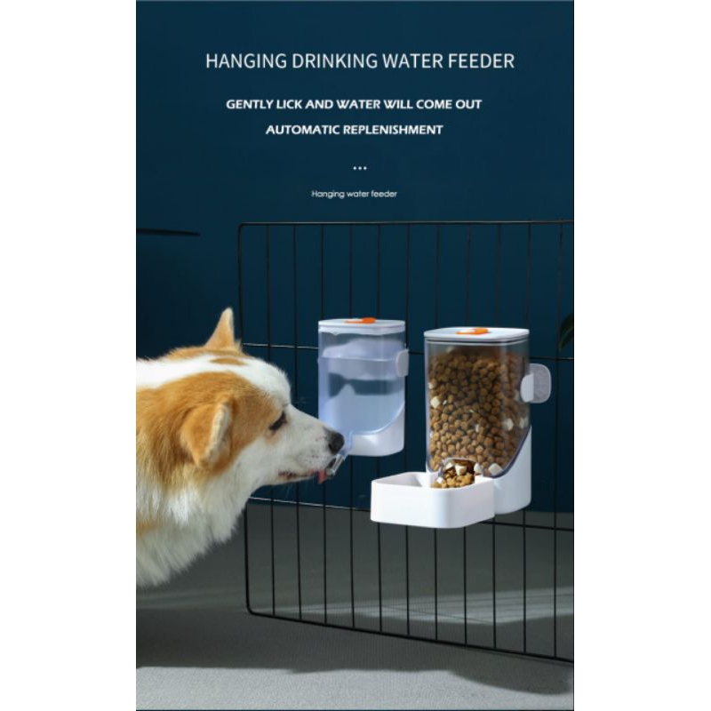 Jual Dispenser Tempat Makan Minum Gantung Kandang Anjing Kucing