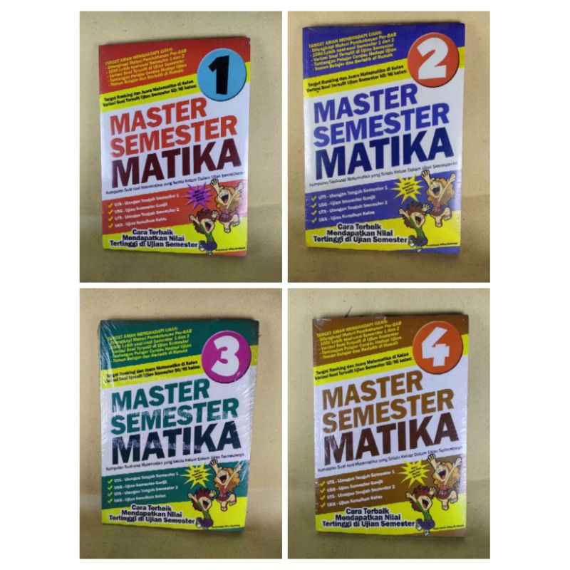 Jual BANK SOAL MATEMATIKA KELAS 1 2 3 4 SD MASTER | Shopee Indonesia