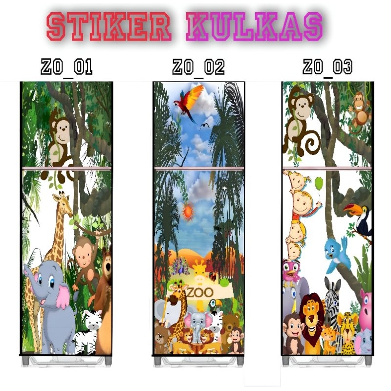 Jual Stiker Kulkas 1 Pintu / 2 Pintu / 1 Pintu Full Body / 2 Pintu Full