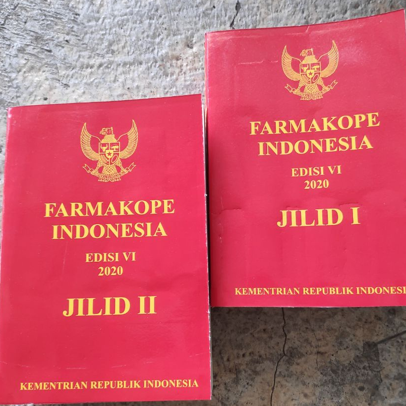 Jual FARMAKOPE Indonesia Edisi 6 Tahun 2020 Jilid 1 Dan 2 Hard Cover ...