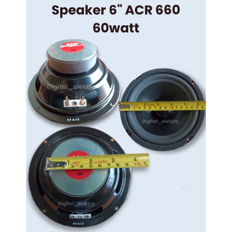 Jual Speaker Inch Woofer Acr Power Watt Ohm Shopee Indonesia