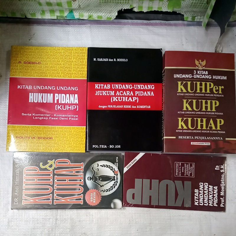 Jual KITAB UNDANG UNDANG HUKUM PIDANA KUHP KITAB UNDANG UNDANG HUKUM ...