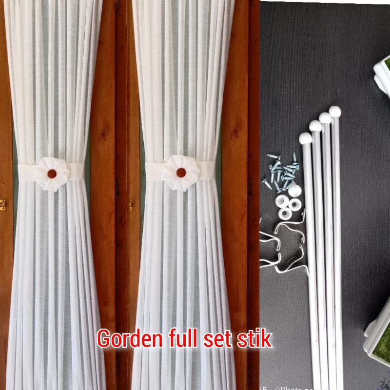 Gorden Kupu Kupu Full Set/Gorden kumplit besi stik