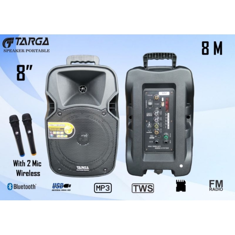 Jual Speaker Inch Speaker Fortabel Speaker Meeting Targa M Promo