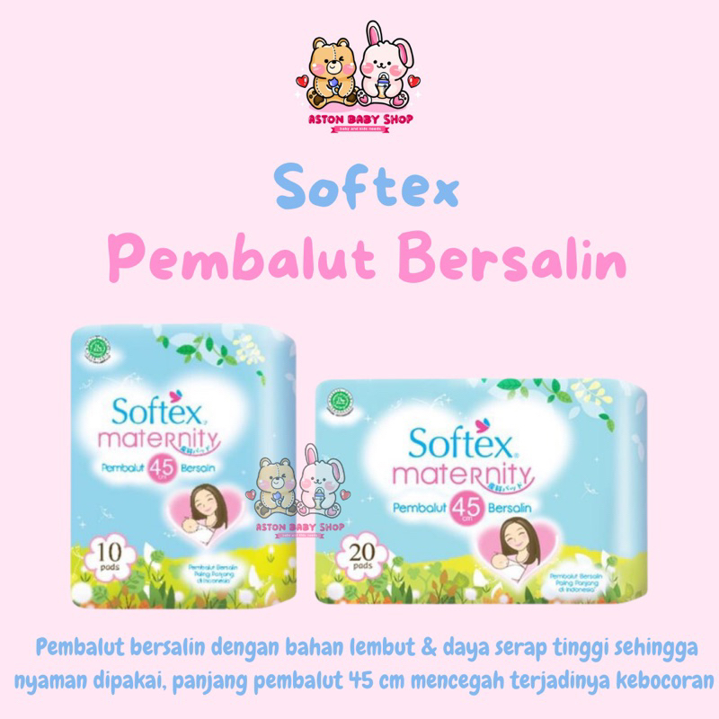 Jual Softex Maternity Pembalut Bersalin 45 Cm 20 S & 10s Pembalut Masa ...