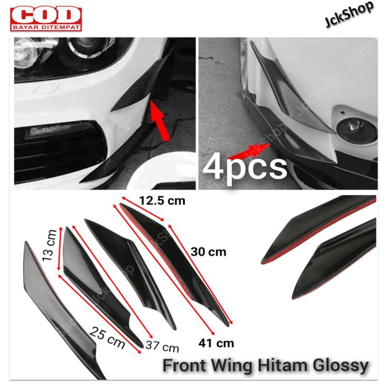 WODHMIEY Winglet Per Moto In Carbon Look - Ali Laterali Universali In ABS Per Personalizzare La Tua Bike! - Foto 12