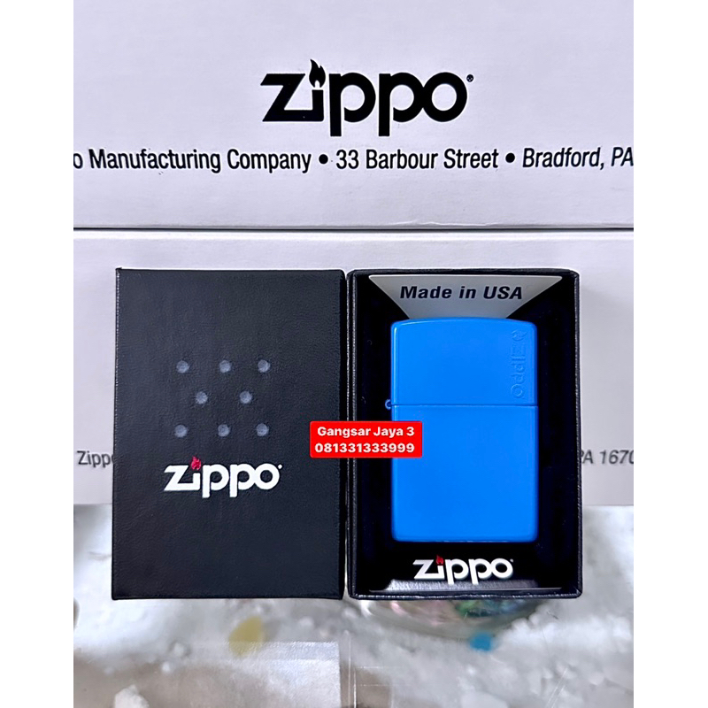 Jual korek zippo original USA 48628ZL zippo logo Shopee Indonesia