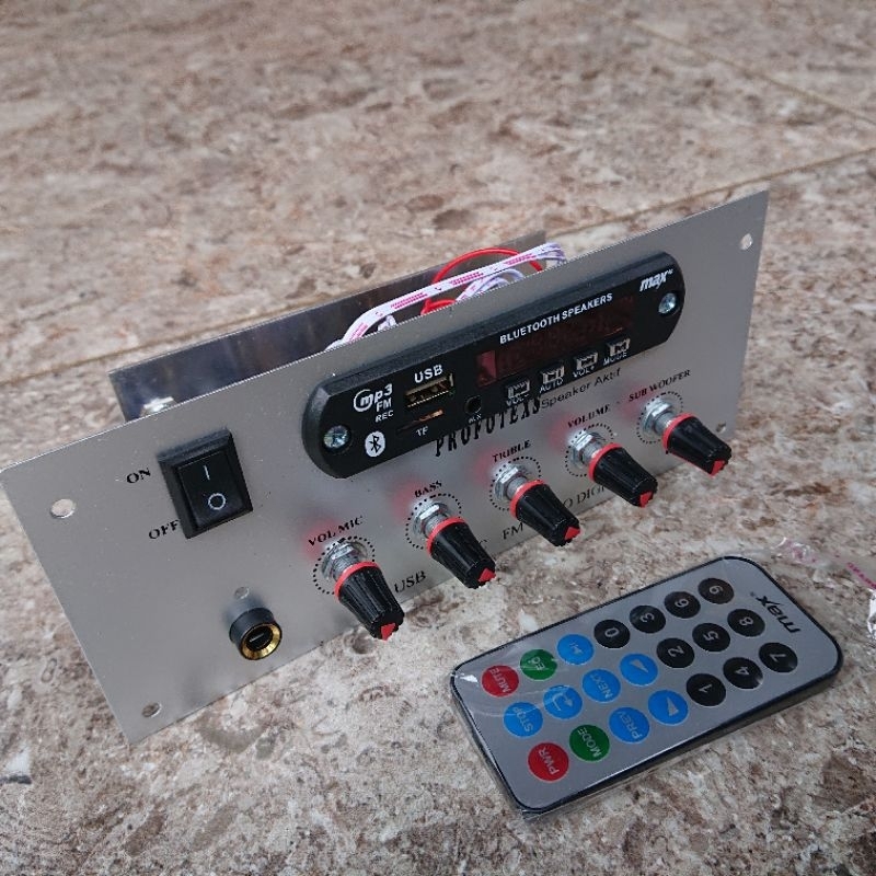 Jual modul kit speaker aktif subwoofer mono 150 watt Bluetooth Shopee