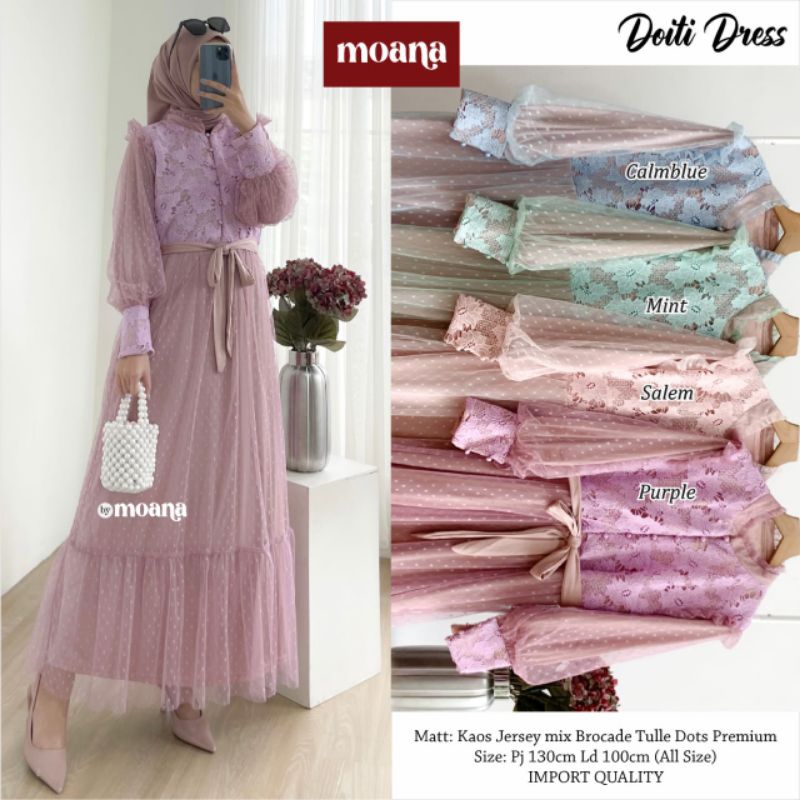 Jual Lirsa Dress Doiti Dress By Moana | Shopee Indonesia