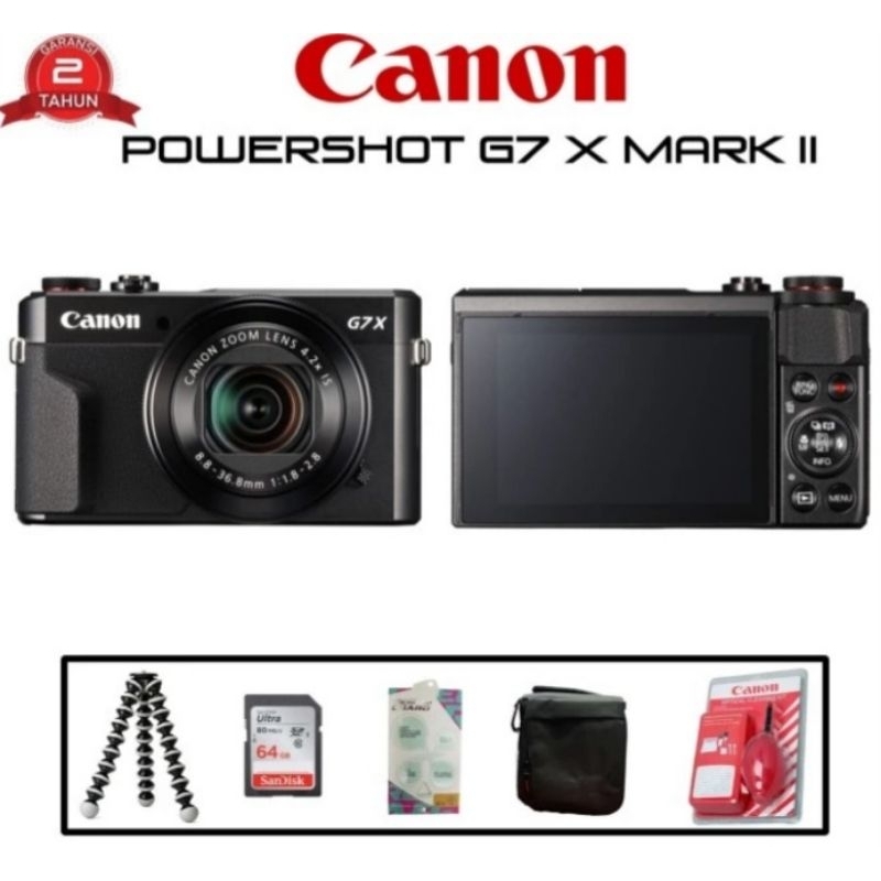 Jual Canon Powershot G7X Mark ll Digital Kamera Shopee Indonesia