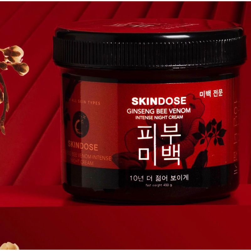 Jual SKINDOSE GINSENG BEE VENOM INTENSE NIGHT CREAM ORIGINAL THAILAND ...