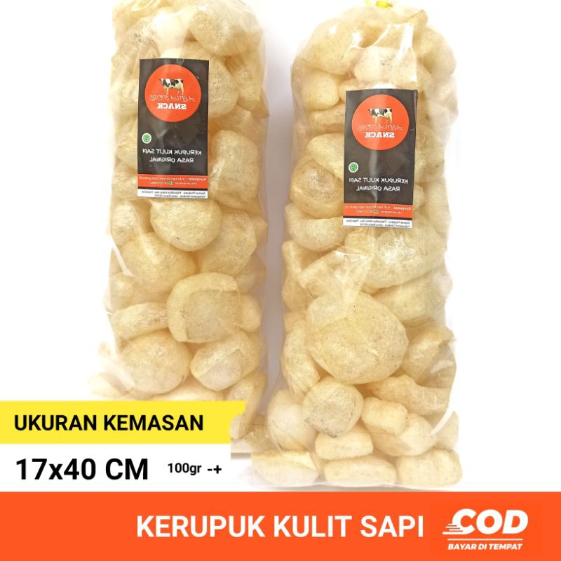 Jual Dorokdok Kerupuk Kulit Sapi Rambak Khas Cirebon Shopee Indonesia