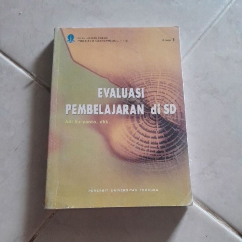 Jual Buku Evaluasi Pembelajaran Di Sd Shopee Indonesia 0891