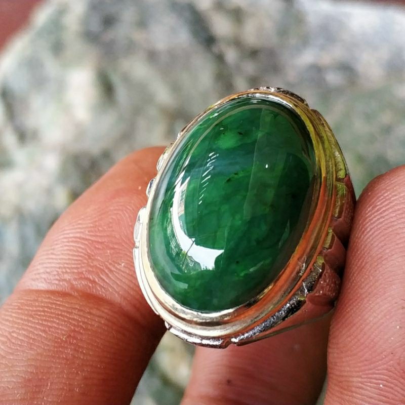 Jual Batu Giok Aceh Nephrite Jade Super Shopee Indonesia 5171