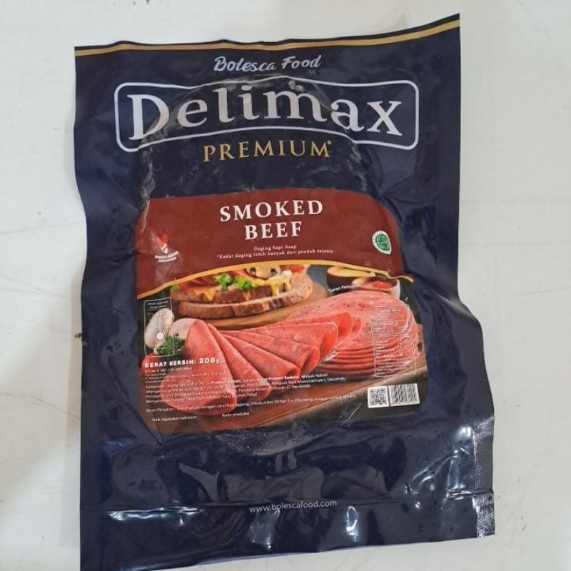 Jual Delimax Premium Smoked Beef Gr Shopee Indonesia