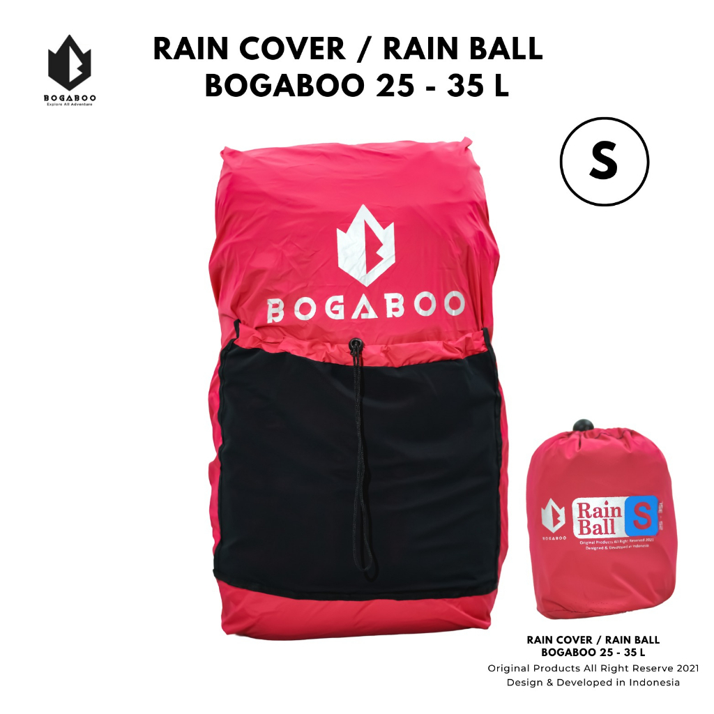 Jual Coverbag Bogaboo Seri Rain Ball 25 Up 40 L Waterproof - Rain Cover ...