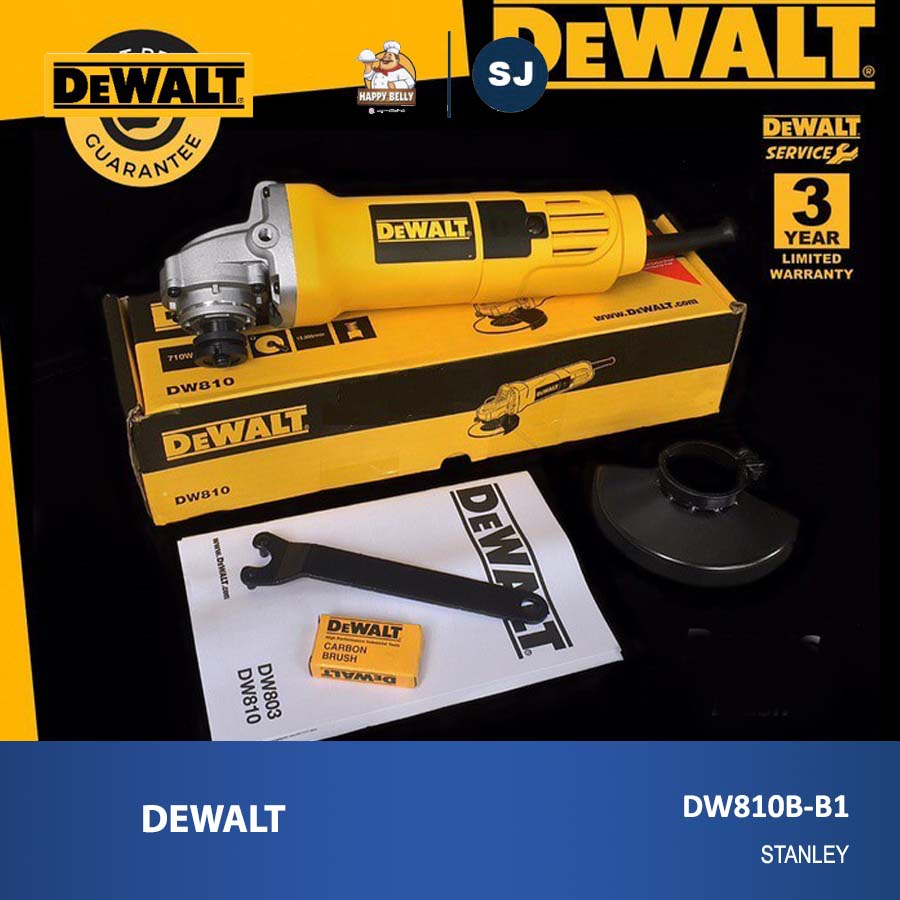 Jual Mesin Gerinda Tangan Listrik DEWALT DW810B-B1 4 Inch 100mm 680W ...